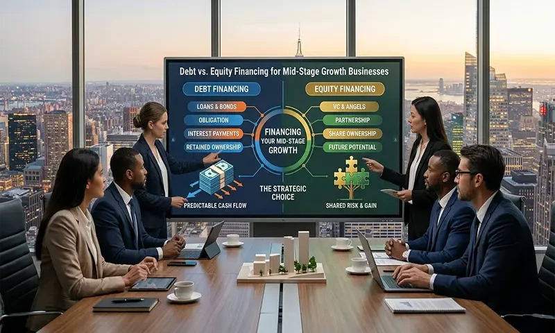 Debt vs. Equity Financing for Mid-Stage Growth Businesses