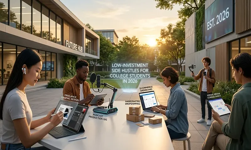 Low-Investment Side Hustles for College Students in 2026